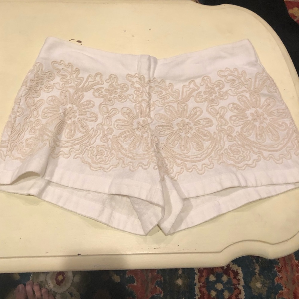 Chelsea Violet White Shorts